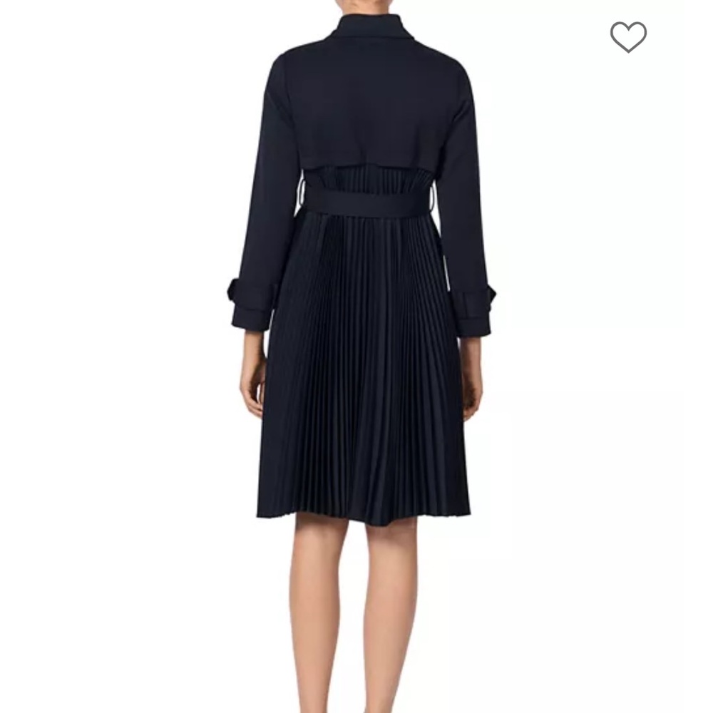 Sandro Pleat back Trench Coat NWOT - Picture 2 of 5
